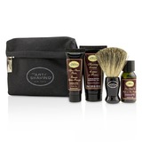 The Art Of Shaving Starter Kit - Sandalwood: Pre Shave Oil + Shaving Cream + After Shave Balm + Brush + Bag